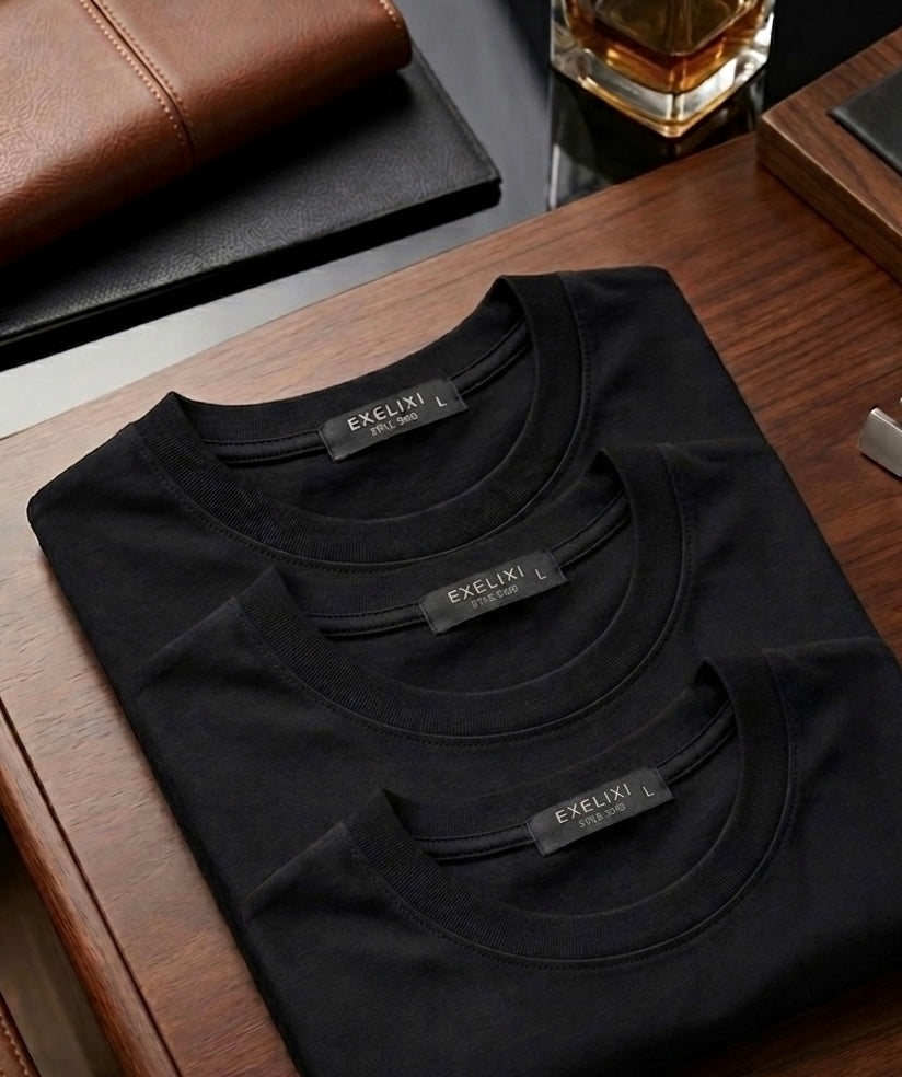 エクセリキシ 100%コットンTシャツ